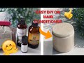 EASY DIY LEAVE IN CONDITIONER WITH FLAXSEED AND BLACK CASTOR OIL