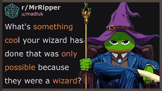 What's something cool your wizard has done that was only possible because they were a wizard? #dnd