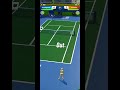 Tennis clash back hand winning tricks