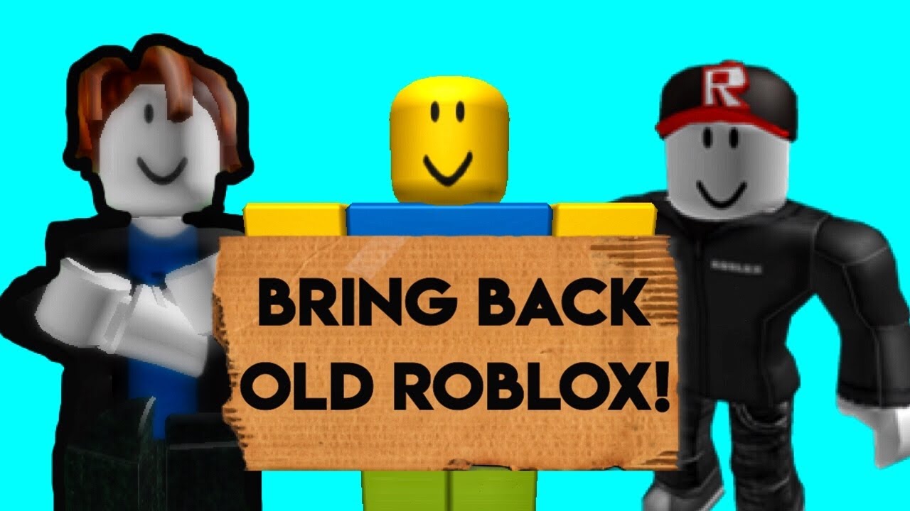 The Bring Back Old Roblox Protest Youtube - roblox old smile