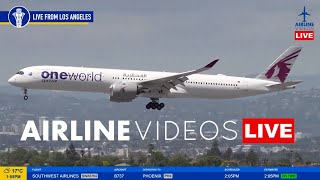 🔴LIVE LAX PLANE SPOTTING: Watch Arrivals and Departures!