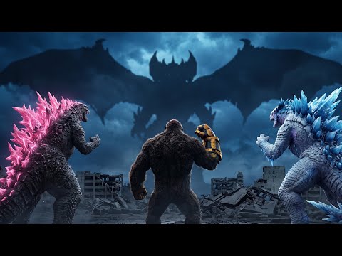 Godzilla, Kong and Shimo vs Destoroyah (resound 2.0) NEW Version
