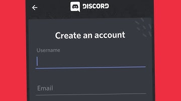 Discord Create An Account in Android
