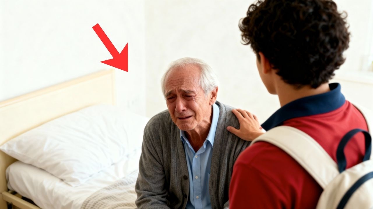 Le vieil homme pleurait en appelant son fils… et CARLO est apparu en disant: “Tu n'es pas seul”