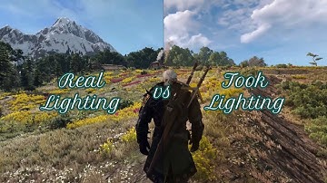 The Witcher 3: Wild Hunt | Real Lighting mod vs Took Lighting mod | Ultra High Modded | Comparison