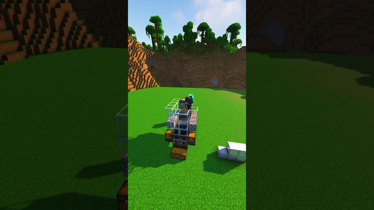 Farm Automatica de XP e Combustivel no Minecraft!