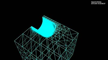 Octree-based milling machine cutting simulation