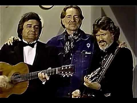 Johnny Cash, Kris Kristofferson & Willie Nelson - Me & Bobby McGee (1985) - YouTube