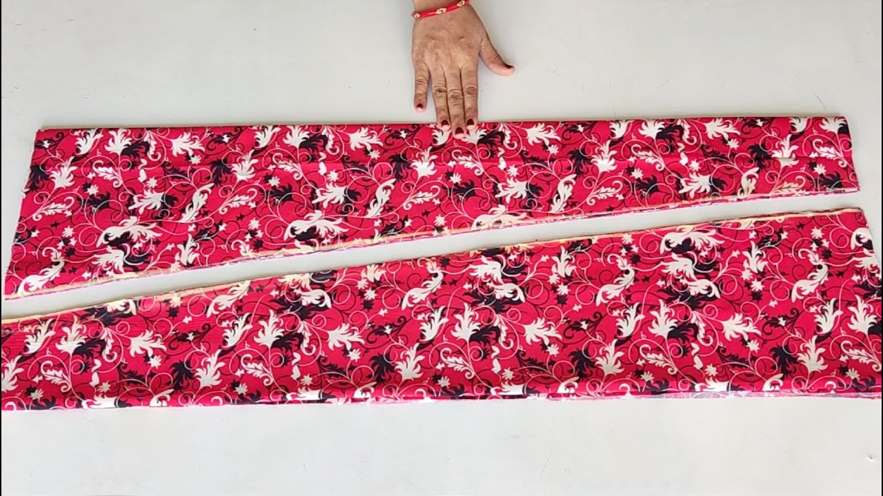 Расклешенная курти Анаркали из 16 панелей, очень простая раскройка и пошив