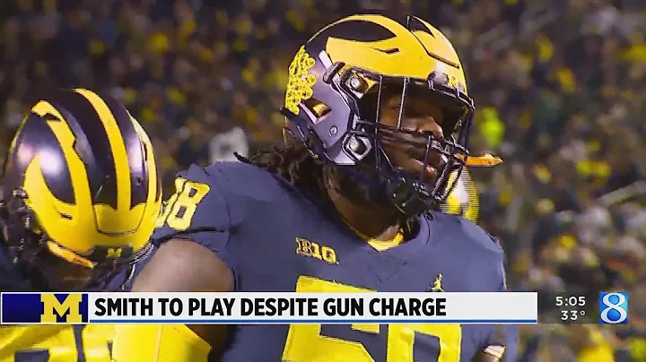 Michigan’s Mazi Smith faces felony weapons charge
