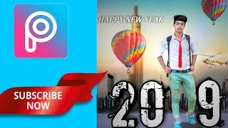 Happy New Year 2019 picsart edit tutorial 🔥 🔥 APNA SK EDITZ 🔥 🔥 screenshot 3