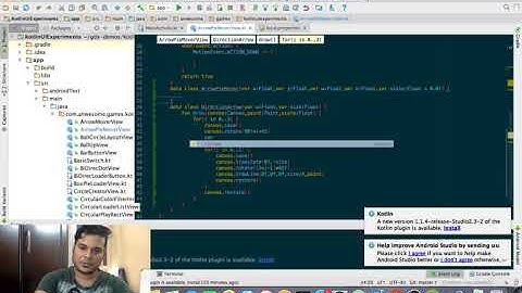 Creating a custom view in Kotlin part 1-  Coding and development part
