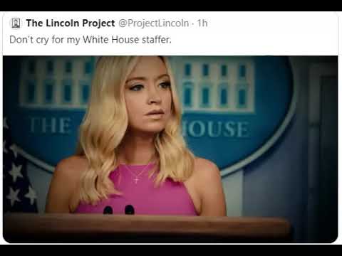 Lincoln Project mocks White House COVID cases