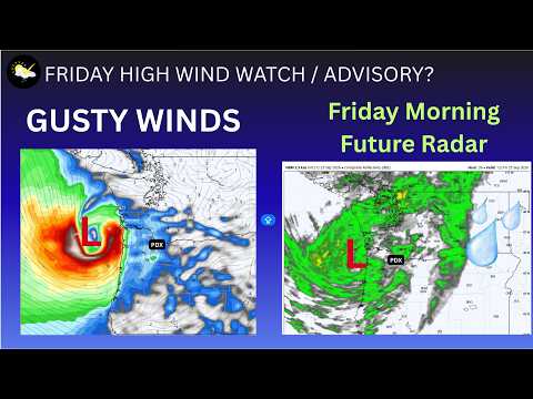 Portland Weather/Possible High Winds Thursday Night-Friday
