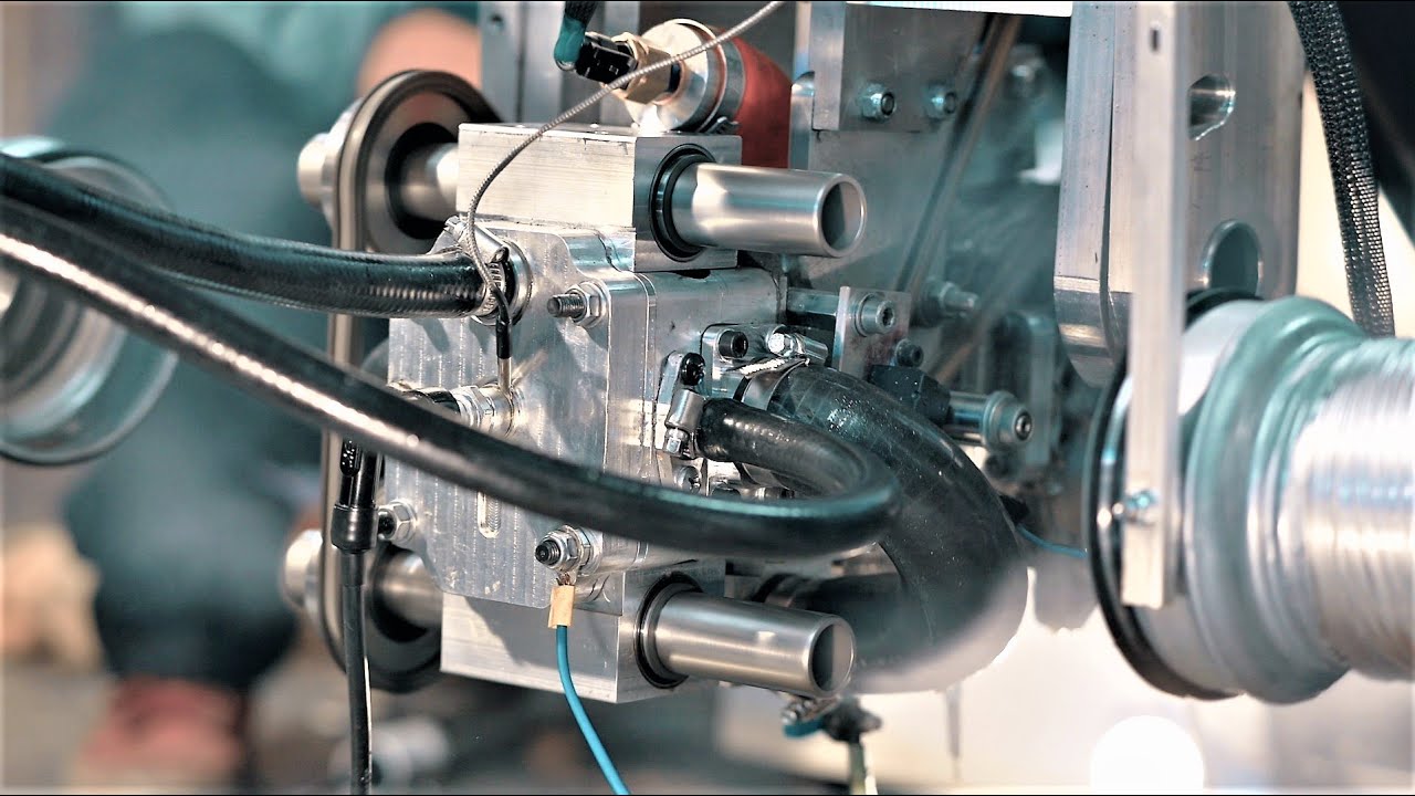 Supercharged Two Stroke, Rotary Exhaust pipes First Startup! YouTube