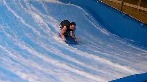 Kevin takes on The Flowrider part 1