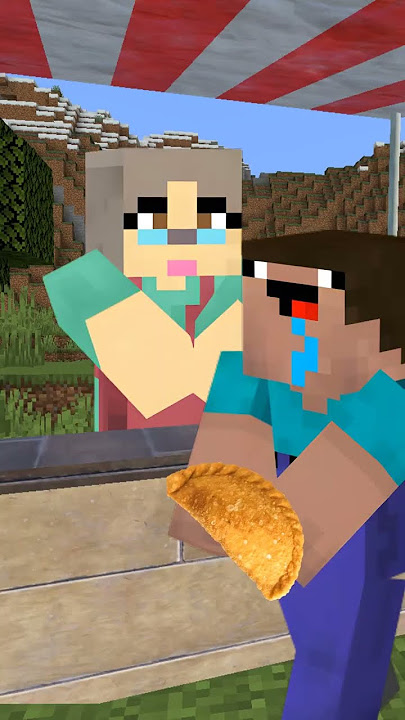 ¡LA SEÑORA DE LAS EMPANADAS! #minecraft #shorts #minecraftshorts