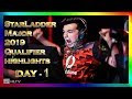 Starladder major 2019 qualifier day 1 highlights