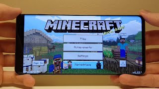 Minecraft Pocket Edition Samsung Galaxy Ace 4 4K Gameplay Review