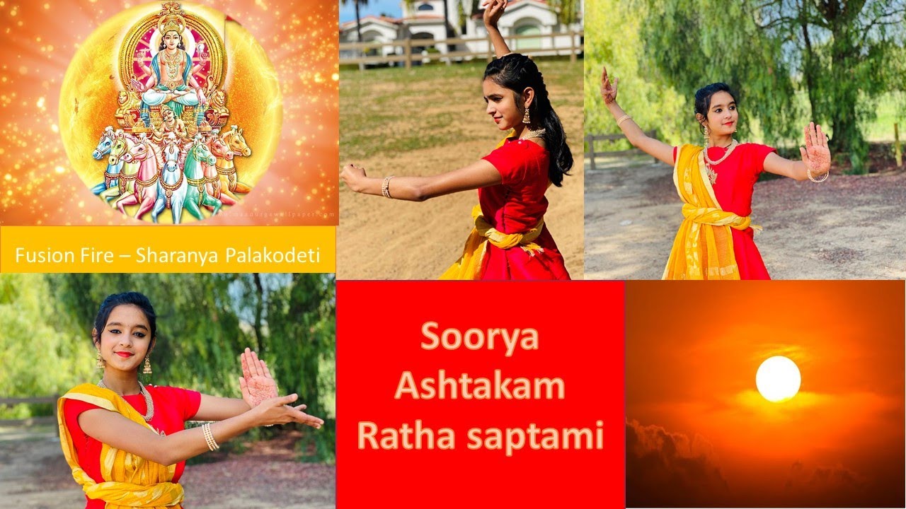 RathaSaptami   SooryaAshtakam   SPB  Classical Dance Cover  Fusion Fire