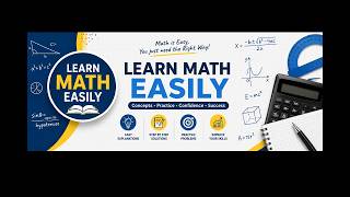 "Math Learning Channel Intro | Let’s Learn Together"