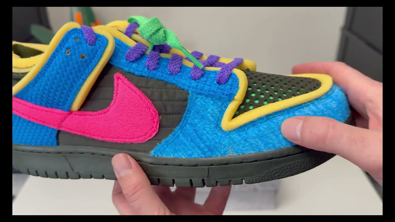 Обзор Nike Dunk Low CPFM Swamp Sponge Photo Blue!