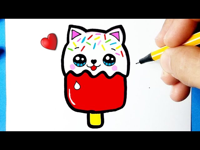 Como desenhar Cookie Cat Kawaii fofo ❤ Desenhos Kawaii - Desenhos para  Desenhar 