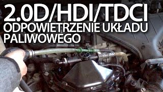 Odpowietrzenie Układu Paliwowego Volvo 2.0D Ford 2.0Tdci Peugeot 2.0Hdi Citroen 136Ps - Youtube