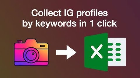 How to Scrape Instagram Profiles? Export IG Data to Excel in 1 Click with Instx Profile Scraper
