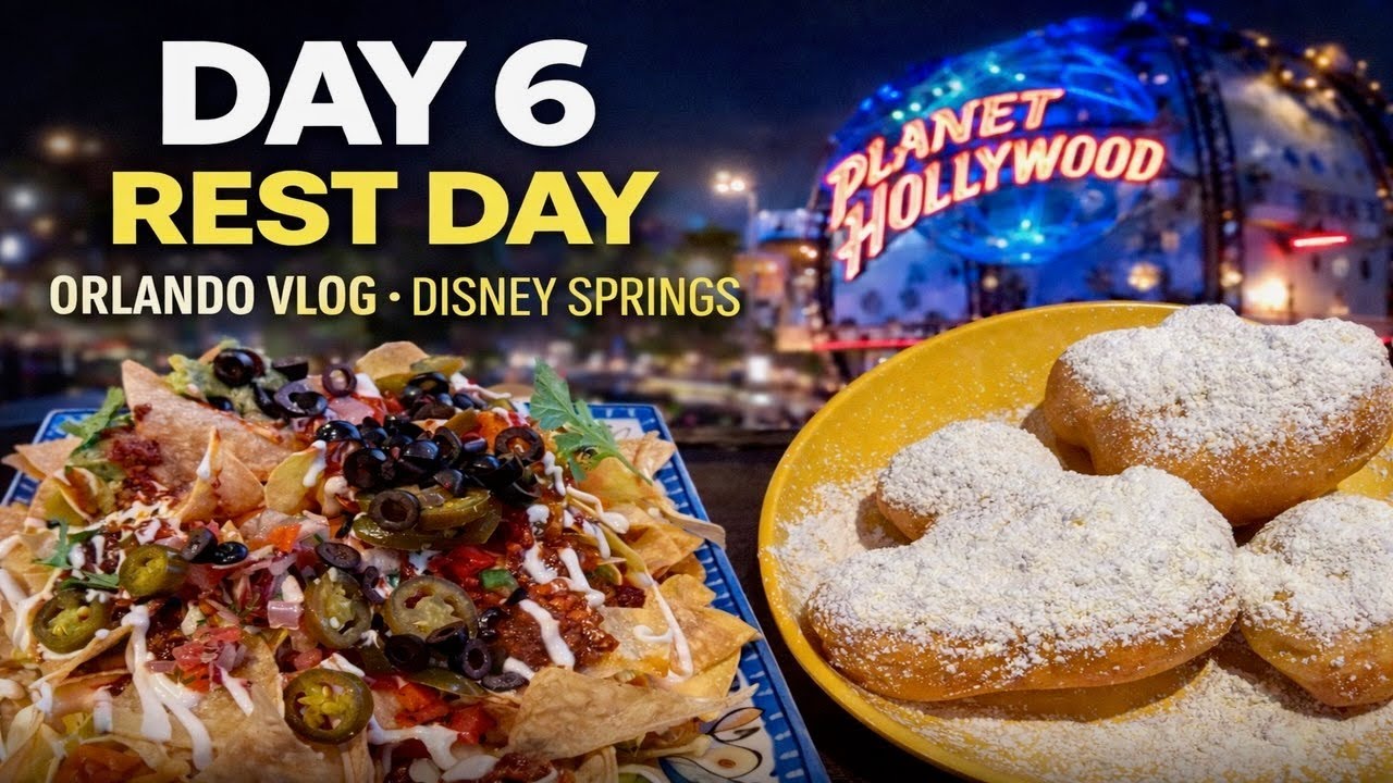 Orlando Florida Jan 2026 | Rest Day Day 6 THE BEST THING TO EVER ENTER MY MOUTH *First Timer*