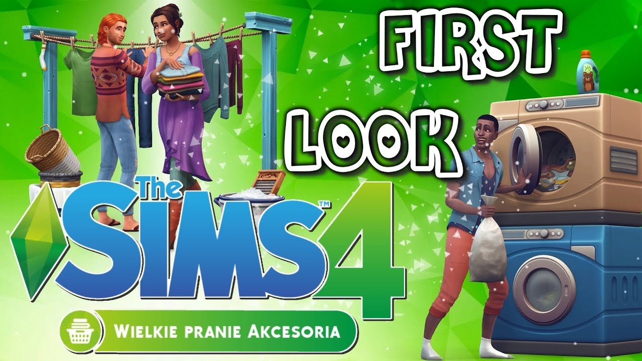 Jak Zrobić Pranie W The Sims 4 🔴The Sims 4 "Wielkie Pranie" FIRST LOOK cz 2 Rozgrywka (Zapis LIVE