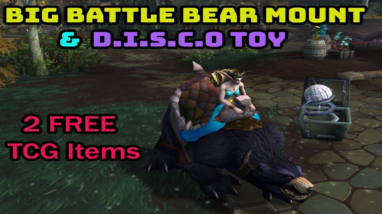 Get a Free Big Battle Bear TCG Mount & D.I.S.C.O Ball TCG Toy YouTube