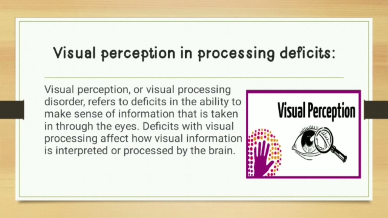 Processing Deficits Special Education Psychology YouTube
