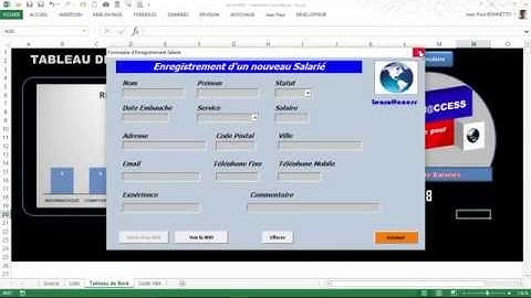 Excel VBA  - Comment créer un Formulaire de Saisie (Module n° 2)