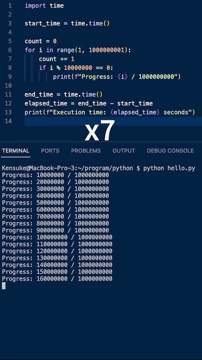 Python vs C++ Speed Comparison to count 1,000,000,000 #shorts #short # ...