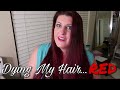 Dying My Hair RED!! | Loreal Feria Intense Auburn