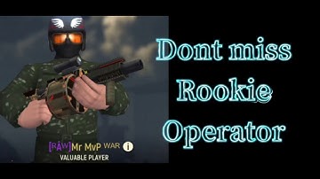 Rookie Operator: Tacticool Number One Player(trailer from Friday Special Record’s)