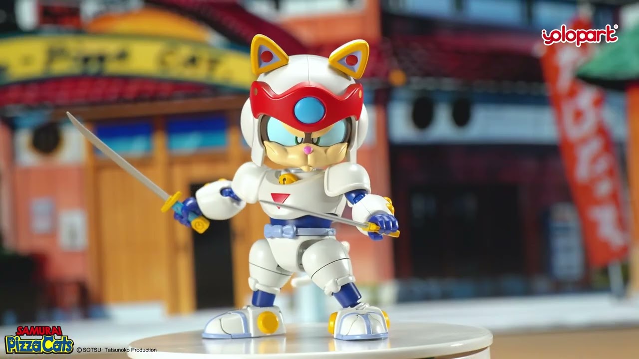 Samurai Pizza Cats - 13.3 cm Speedy Model Kit - AMK PRO Series