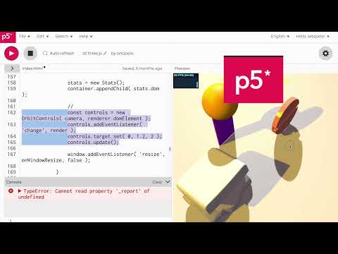 STL loader three.js orbitControl :Lv3