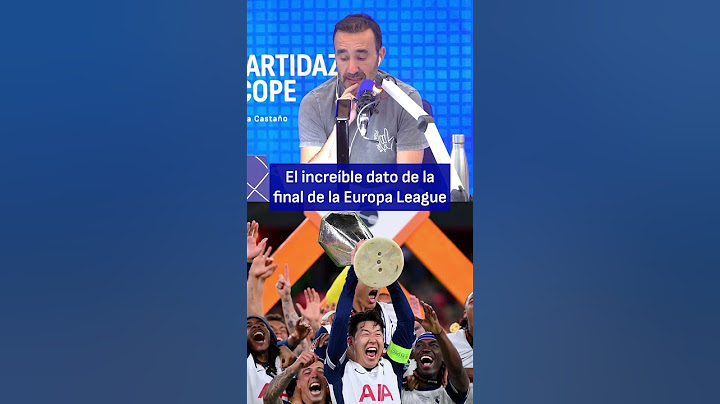 El Tottenham gana la Europa League sin tirar a puerta | El Partidazo de COPE