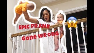 DROPPING BABY KHAZA FROM BALCONY PRANK ON BROTHER (INSANE)