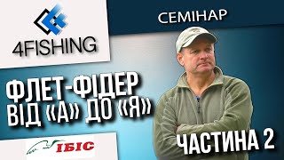 видео: Флет-фідер від А до Я. Семінар Валерія Ананьєва.Частина 2. #4fishingtv #рибалка #флет-фідер #fishing картинка: Флет-фідер від А до Я. Семінар Валерія Ананьєва.Частина 2. #4fishingtv #рибалка #флет-фідер #fishing