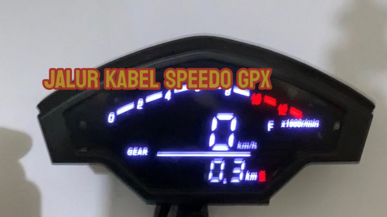 Jalur kabel speedo gpx.. (pemula)