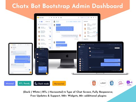 Premium Admin Template with Bootstrap 5 Admin Dashboard – Chatbot
