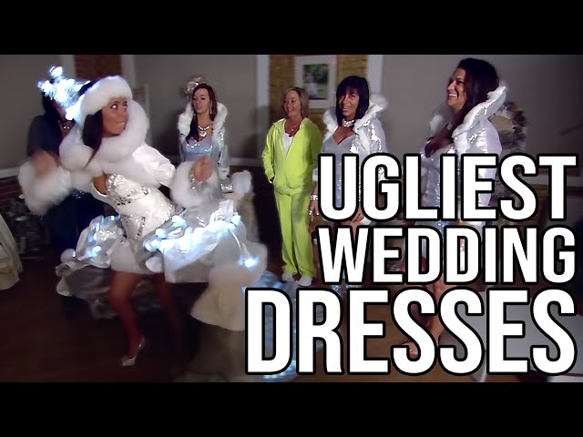 ugly short wedding dresses The 6 Most Ugliest Dresses of All Time, We Wish We Could Unsee  The Dress  Outlet