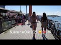  sunday summer vibes   oslo norway  walking tour  june 2023  4k