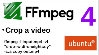 FFMPEG Tutorials  - 4 | Crop a video with FFMPEG command