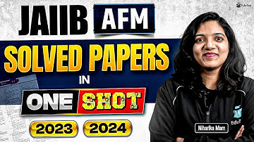 JAIIB AFM Previous Year Question Paper | JAIIB AFM Memory Based Solved Questions | EduTap