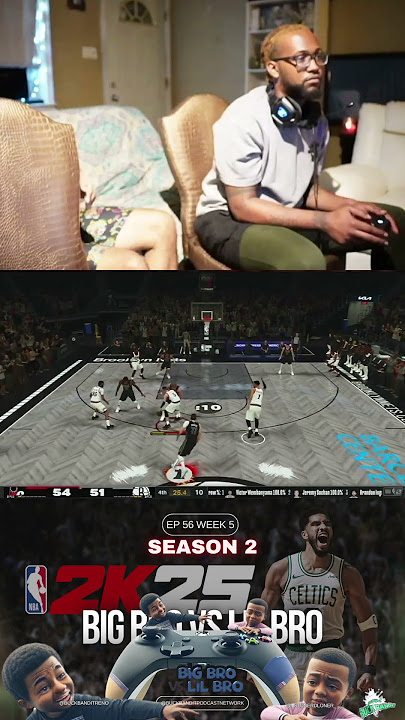 Big Bro vs Lil Bro 56 Clip 10 | 76ERS LB Wk 5 | 2k25 SEASON 2 MODE | @BuckBanditReno vs @Stonedloner