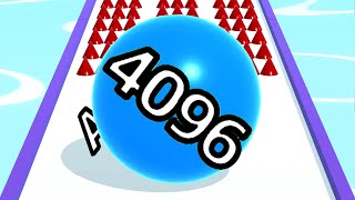 Ball Run 2048 - All Levels Gameplay Android, iOS ( Levels 1220 )